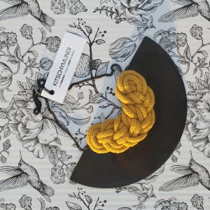 Verižica Vinyl&Rope Mustard 1