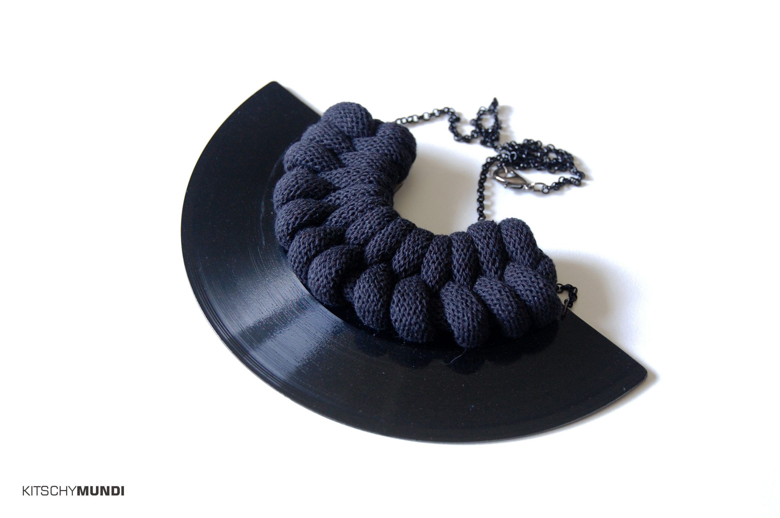 Verižica Vinyl&Rope Rope - Black - slika 2