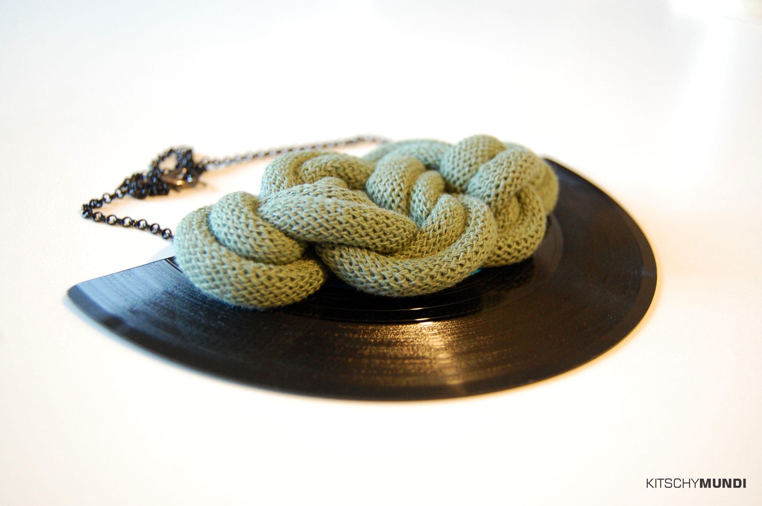 Verižica Vinyl&Rope Wave - Eucaliptus Green - Image 2
