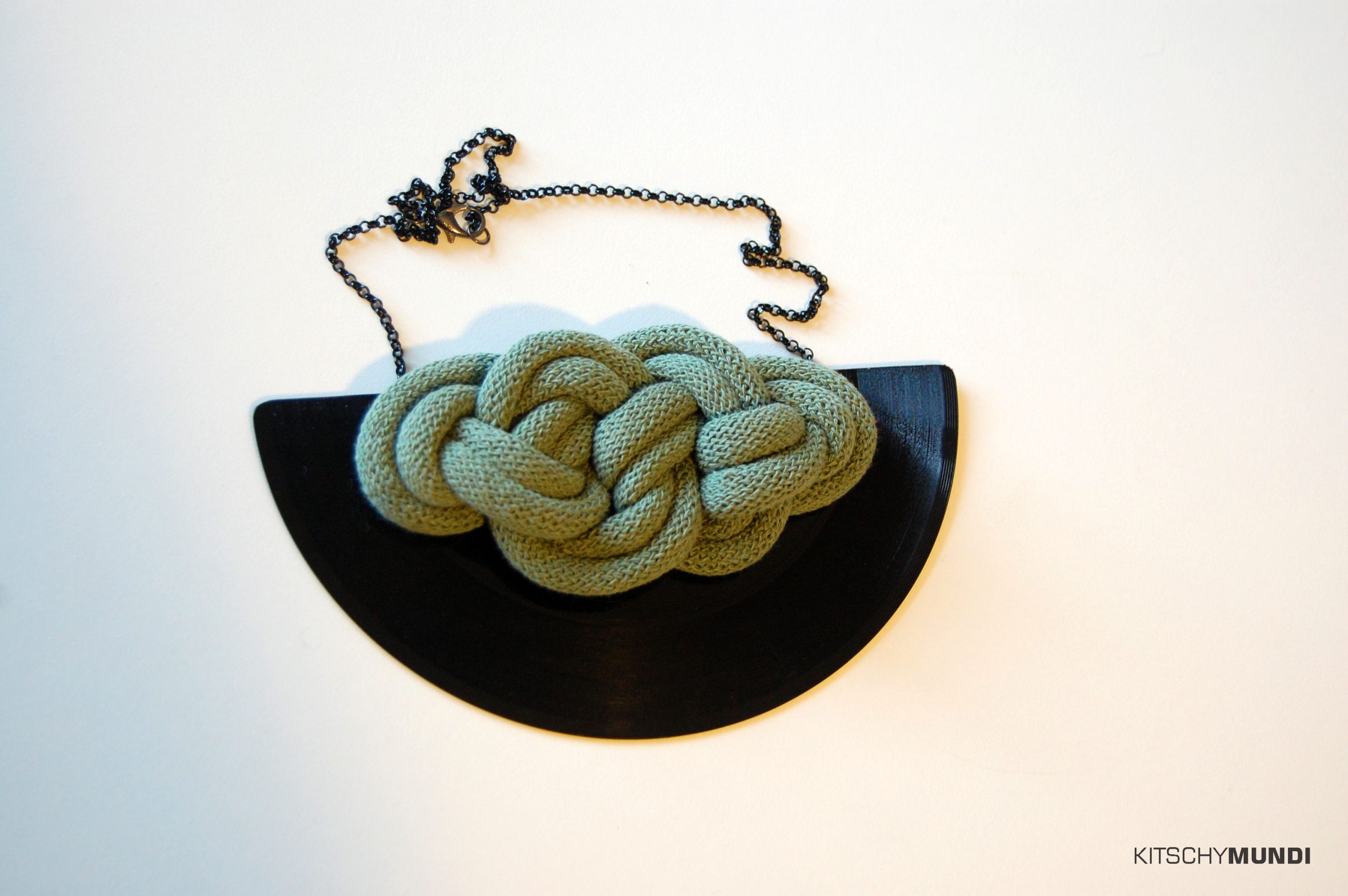 Verižica Vinyl&Rope Wave - Eucaliptus Green - Image 3