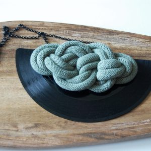 Verižica Vinyl&Rope Wave - Eucaliptus Green