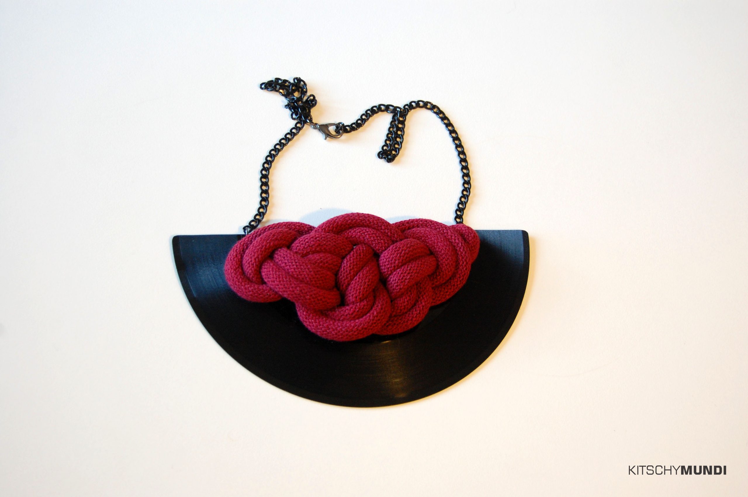 Verižica Vinyl&Rope Wave - Vine Red #1